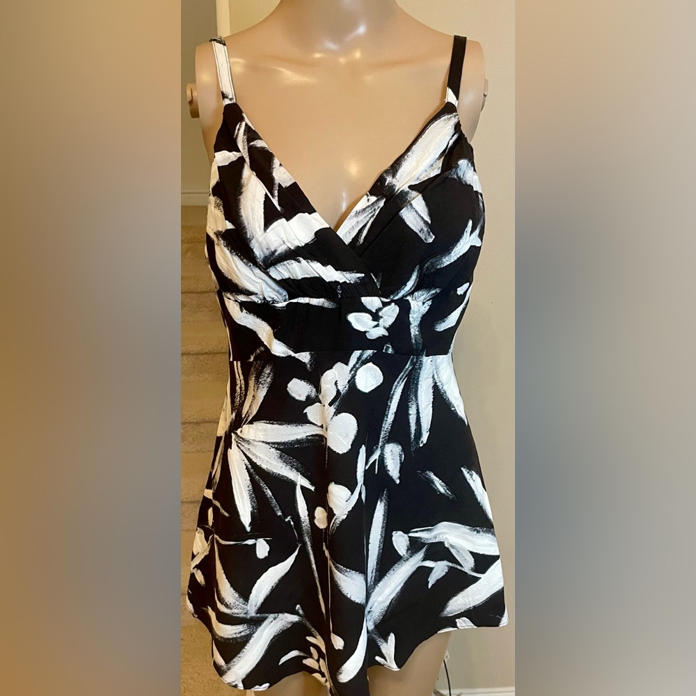 Jams World “Hailey” Black and White Sundress, Size M